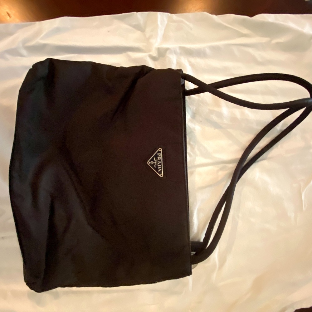 Brown , Nylon, Prada Bag